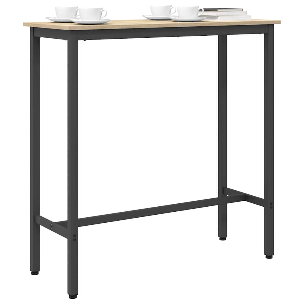 Tafel Sonoma Eiken 100 x 40 x 100,5 cm Engineered hout en staal is nu te koop bij PeponiXL, paradijselijk wonen!