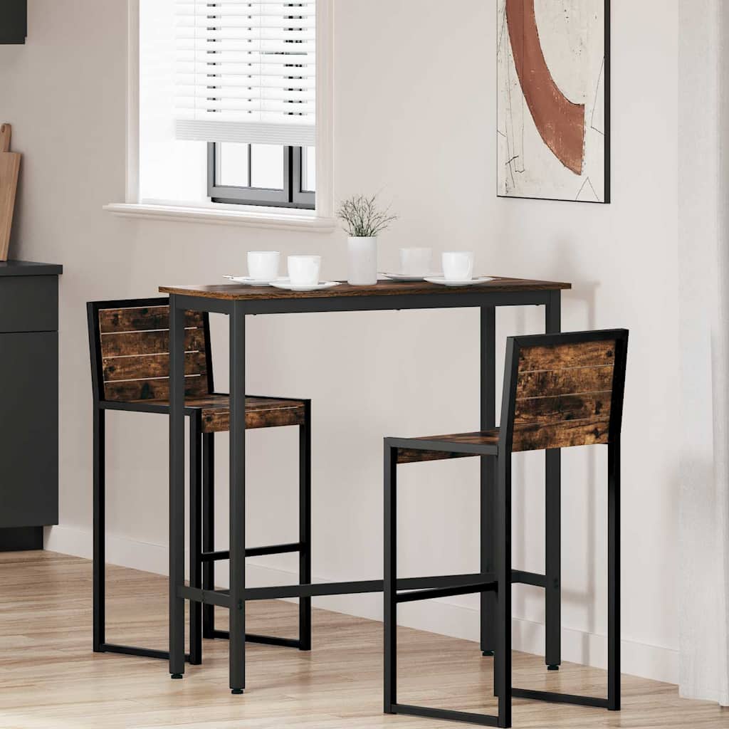 Tafel Gerookt eiken 100 x 40 x 100,5 cm is nu te koop bij PeponiXL, paradijselijk wonen!