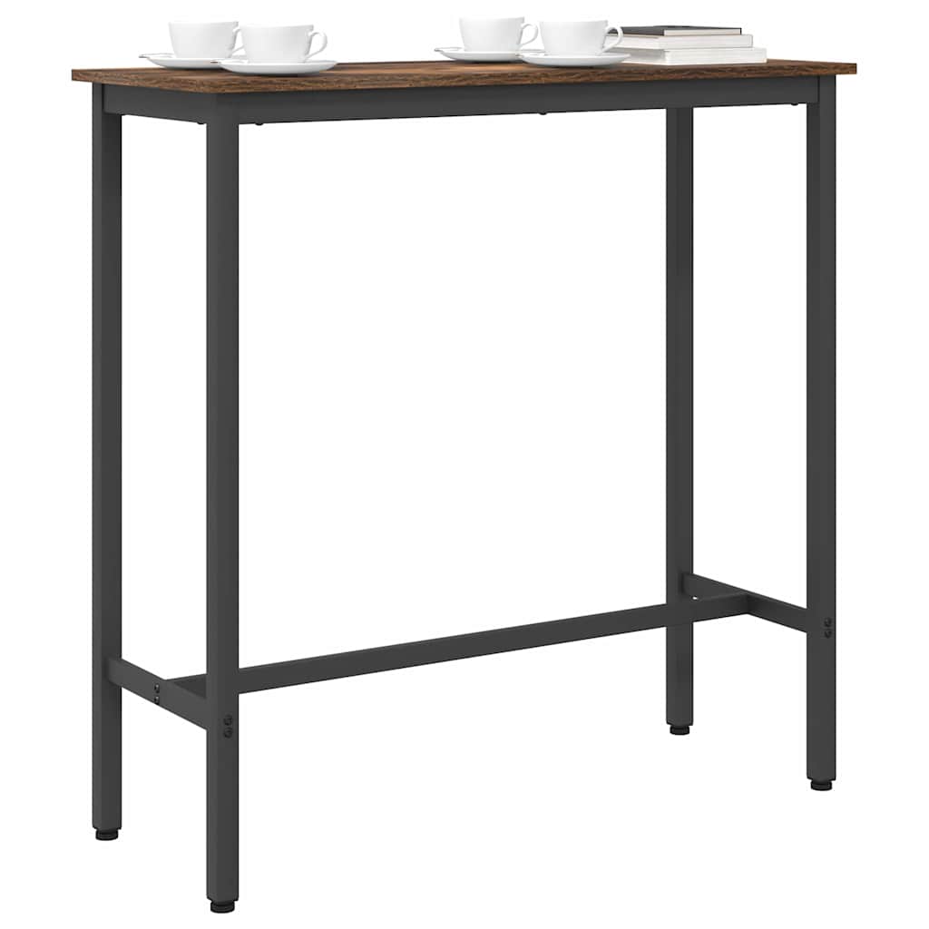 Tafel Gerookt eiken 100 x 40 x 100,5 cm is nu te koop bij PeponiXL, paradijselijk wonen!