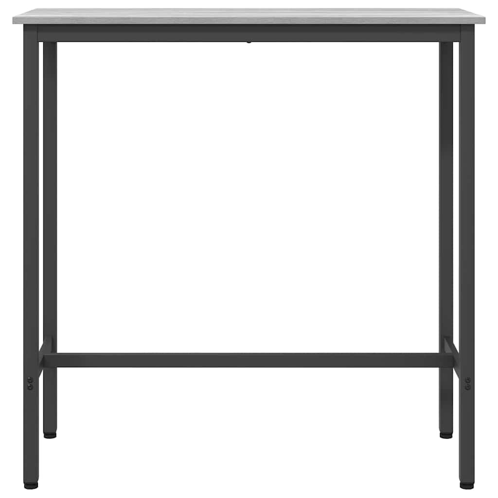 Tafel Grijs Sonoma 100 x 40 x 100,5 cm Engineered hout en staal is nu te koop bij PeponiXL, paradijselijk wonen!