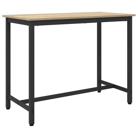 Tafel Sonoma Eiken 100 x 50 x 76,5 cm Engineered hout en staal is nu te koop bij PeponiXL, paradijselijk wonen!