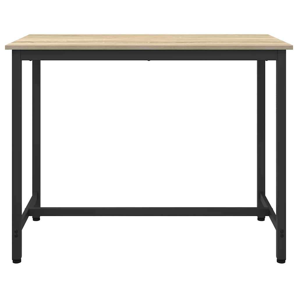 Tafel Sonoma Eiken 100 x 50 x 76,5 cm Engineered hout en staal is nu te koop bij PeponiXL, paradijselijk wonen!