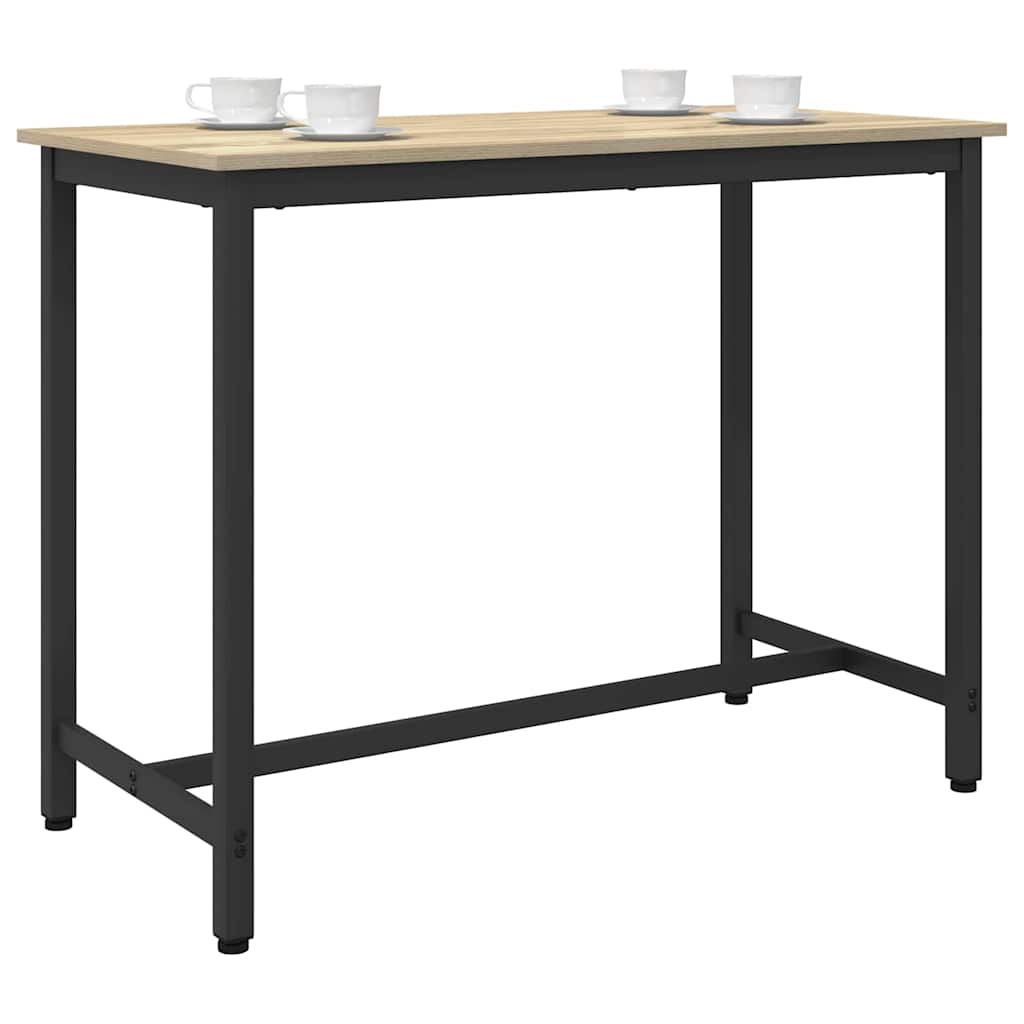 Tafel Sonoma Eiken 100 x 50 x 76,5 cm Engineered hout en staal is nu te koop bij PeponiXL, paradijselijk wonen!
