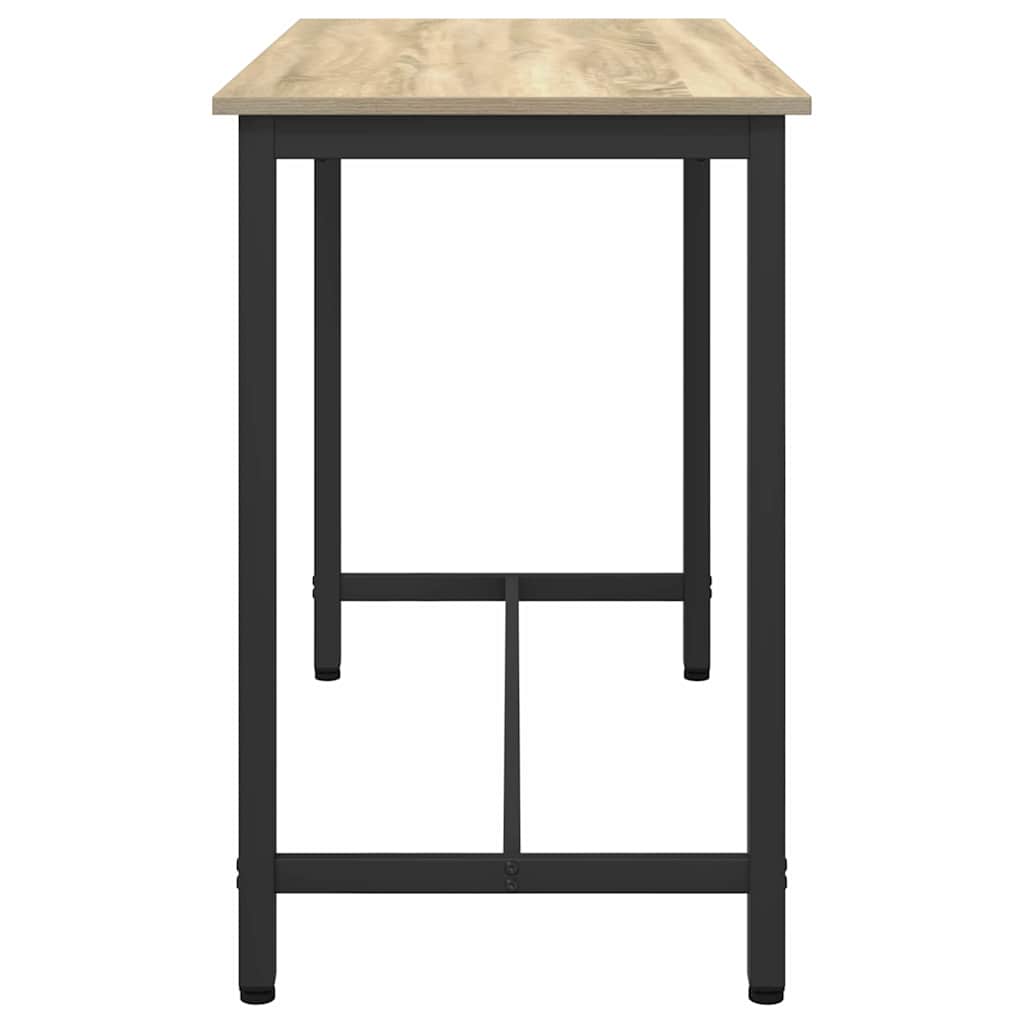 Tafel Sonoma Eiken 100 x 50 x 76,5 cm Engineered hout en staal is nu te koop bij PeponiXL, paradijselijk wonen!
