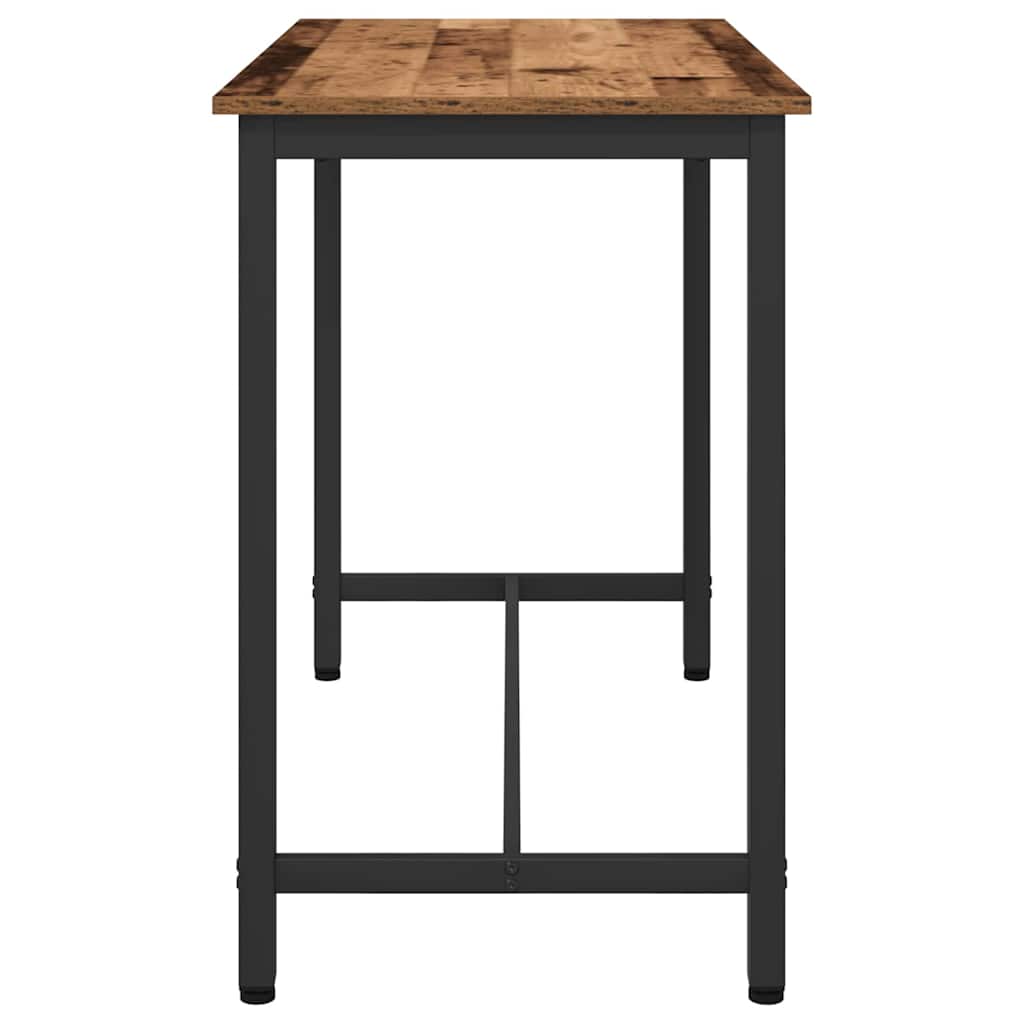Tafel Oudhout 100 x 50 x 76,5 cm Engineered hout en staal is nu te koop bij PeponiXL, paradijselijk wonen!