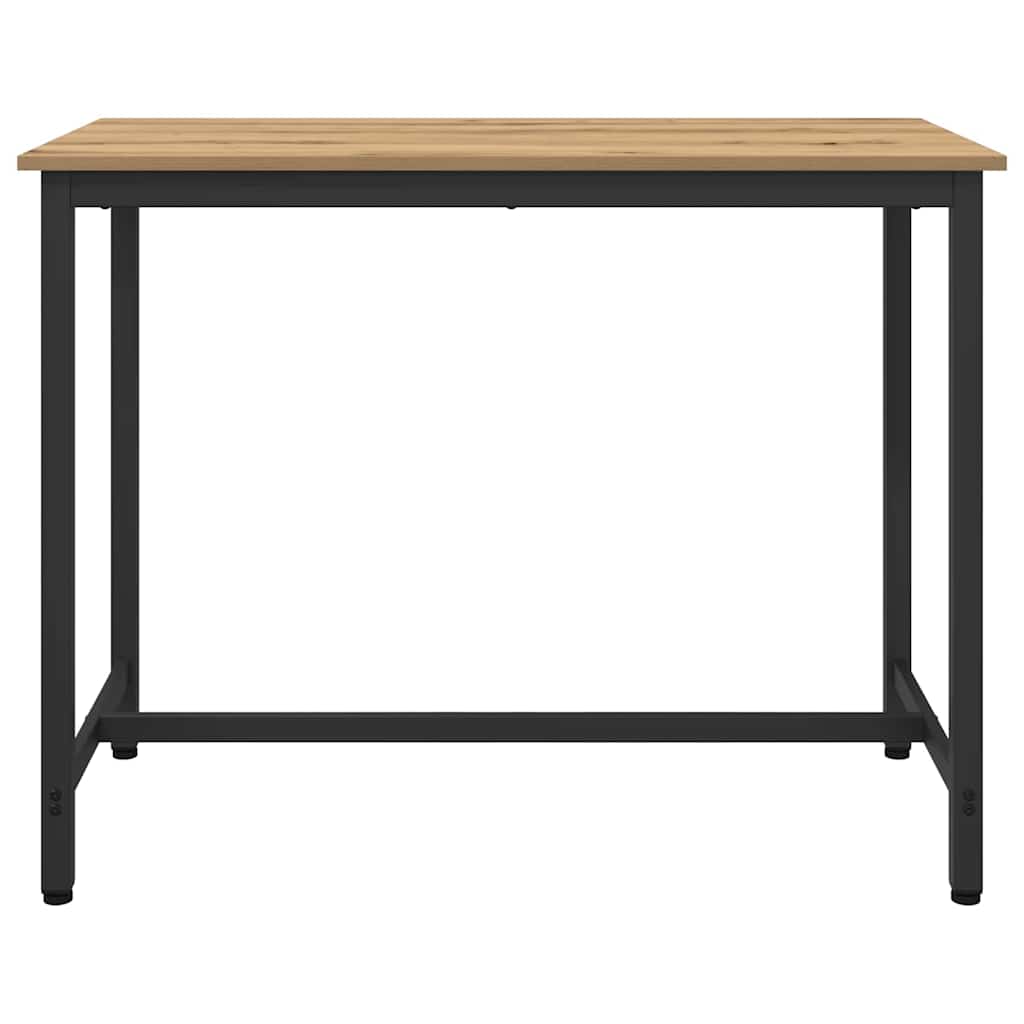 Tafel Artisan Eiken 100 x 50 x 76,5 cm Engineered hout en staal is nu te koop bij PeponiXL, paradijselijk wonen!