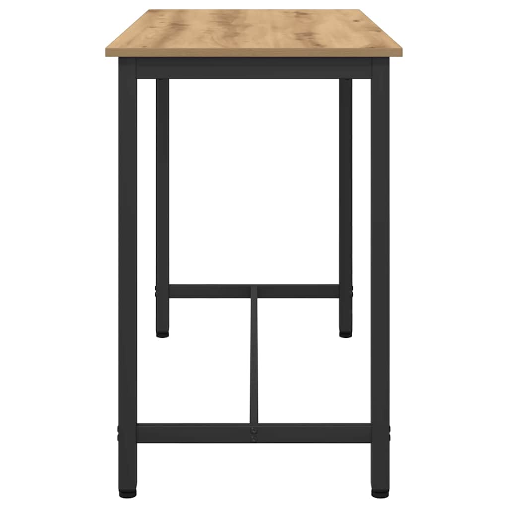 Tafel Artisan Eiken 100 x 50 x 76,5 cm Engineered hout en staal is nu te koop bij PeponiXL, paradijselijk wonen!