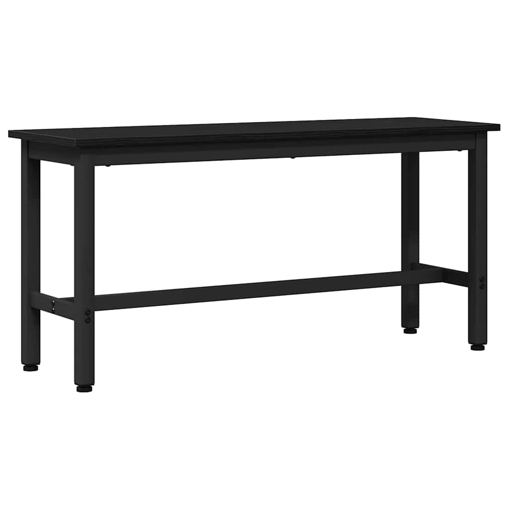 Eetbank Zwart Eiken 100 x 32,5 x 48,5 cm is nu te koop bij PeponiXL, paradijselijk wonen!
