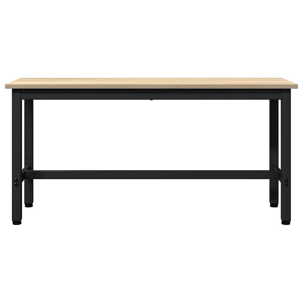 Eetbank 2 pcs Sonoma Eiken 100 x 32,5 x 48,5 cm is nu te koop bij PeponiXL, paradijselijk wonen!