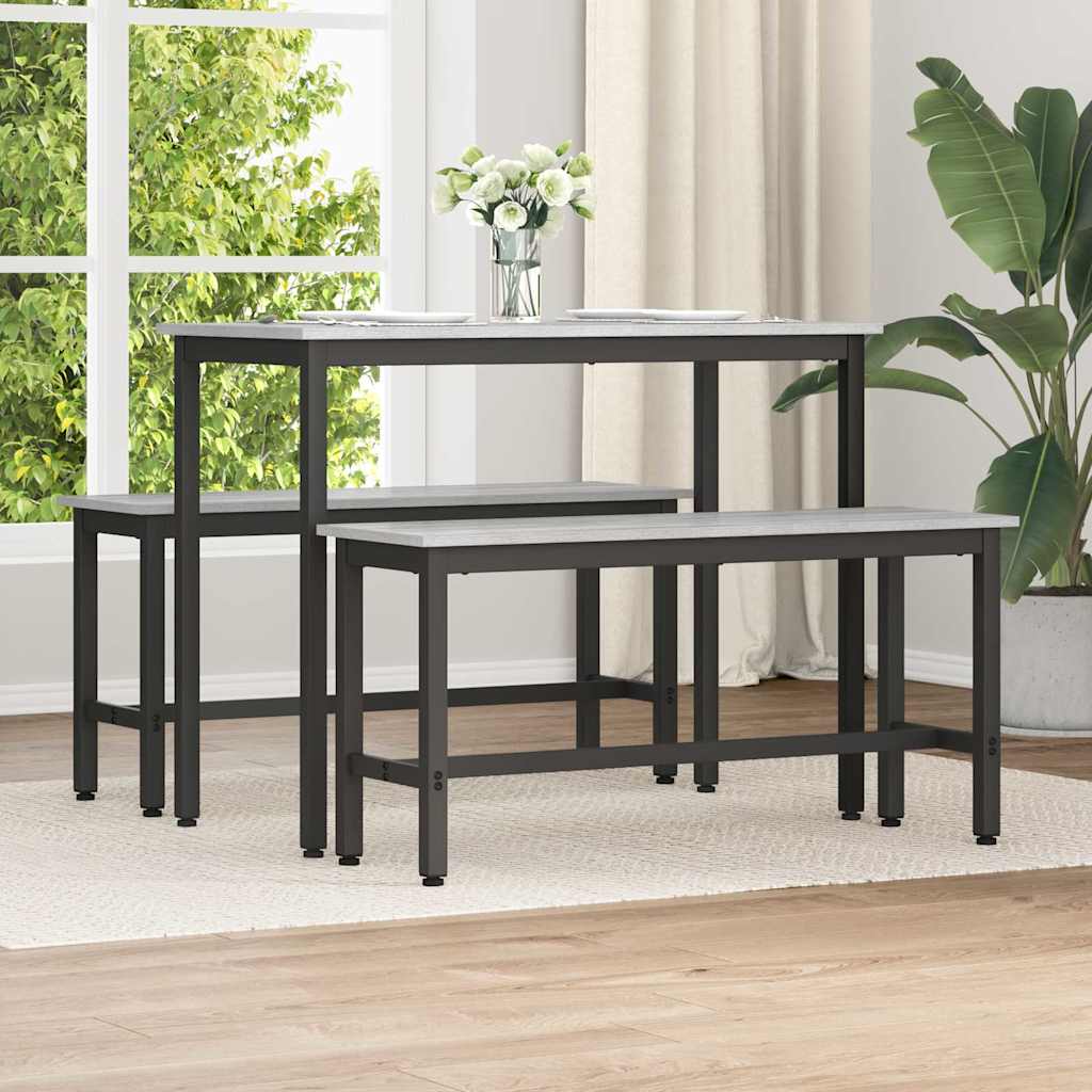 Eetbank Grijs Sonoma 100 x 32,5 x 48,5 cm is nu te koop bij PeponiXL, paradijselijk wonen!
