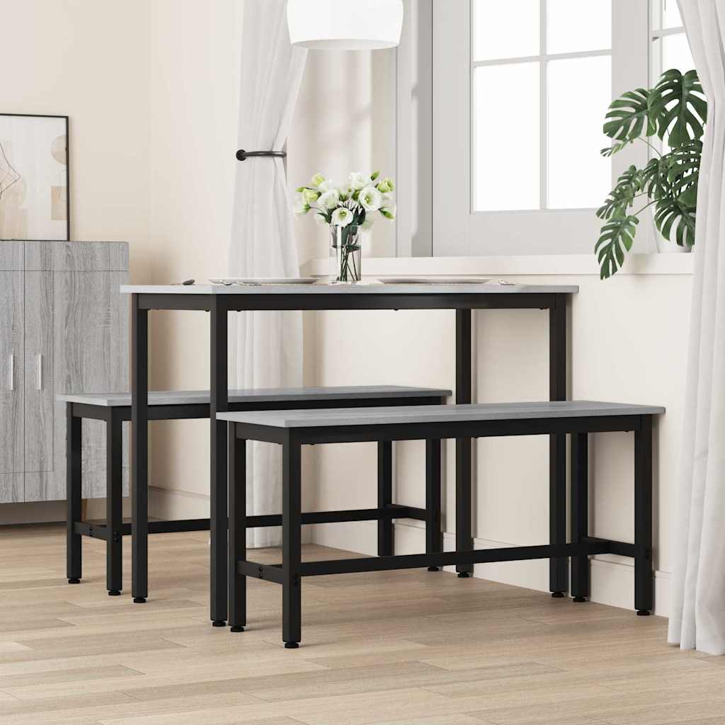 Eetbank Grijs Sonoma 100 x 32,5 x 48,5 cm is nu te koop bij PeponiXL, paradijselijk wonen!