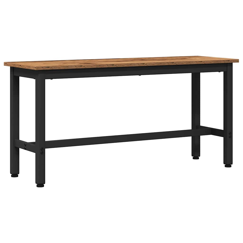 Eetbank 2 pcs Oudhout 100 x 32,5 x 48,5 cm is nu te koop bij PeponiXL, paradijselijk wonen!