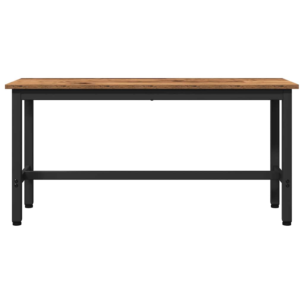 Eetbank 2 pcs Oudhout 100 x 32,5 x 48,5 cm is nu te koop bij PeponiXL, paradijselijk wonen!