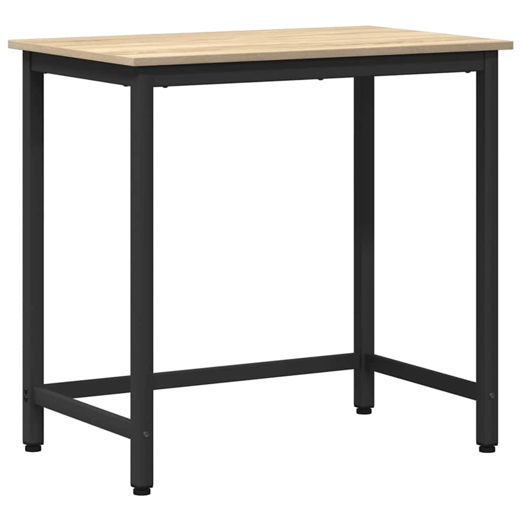Tafel Sonoma Eiken 100 x 50 x 76,5 cm Engineered hout en staal is nu te koop bij PeponiXL, paradijselijk wonen!