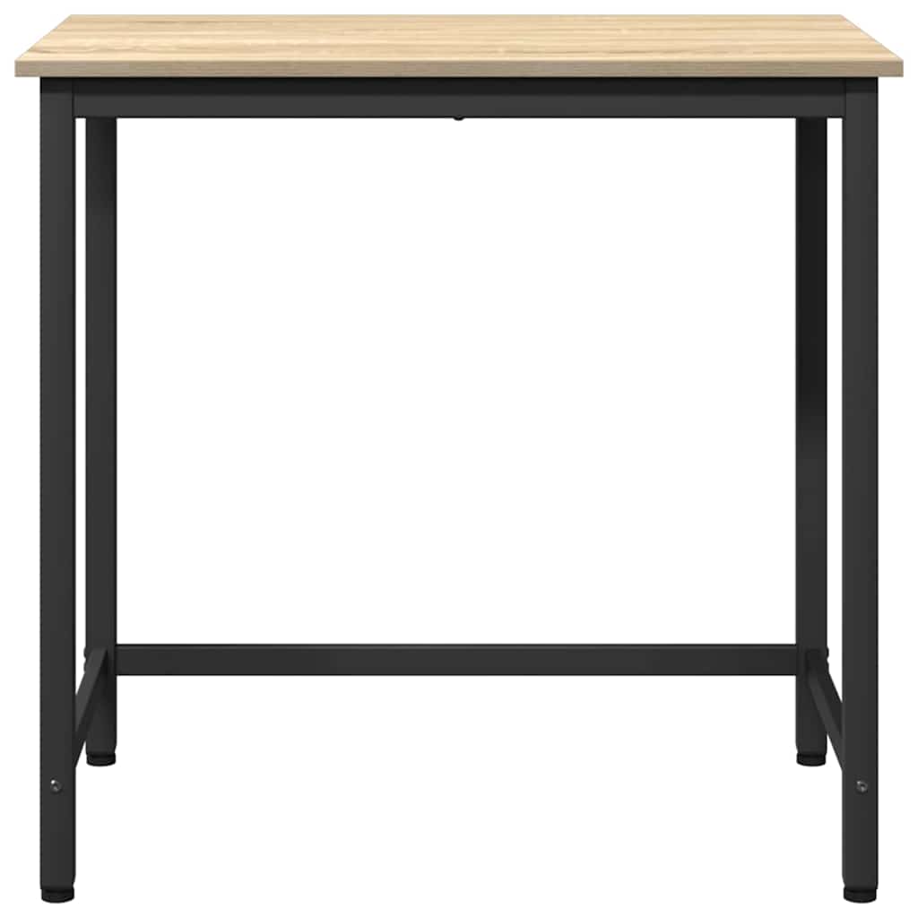 Tafel Sonoma Eiken 100 x 50 x 76,5 cm Engineered hout en staal is nu te koop bij PeponiXL, paradijselijk wonen!