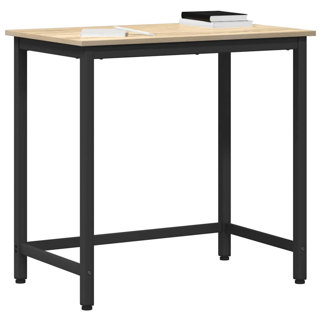 Tafel Sonoma Eiken 100 x 50 x 76,5 cm Engineered hout en staal is nu te koop bij PeponiXL, paradijselijk wonen!