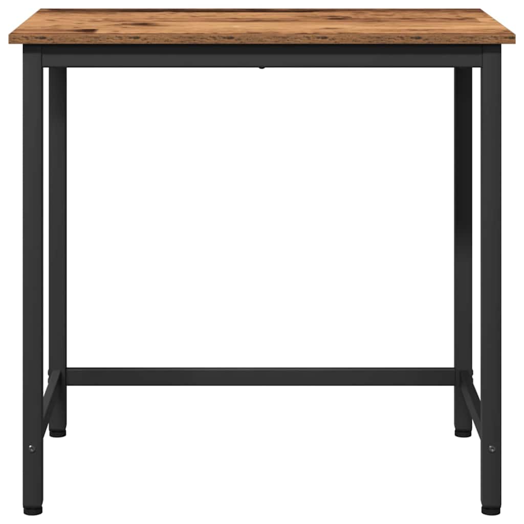 Tafel Oudhout 100 x 50 x 76,5 cm Engineered hout en staal is nu te koop bij PeponiXL, paradijselijk wonen!