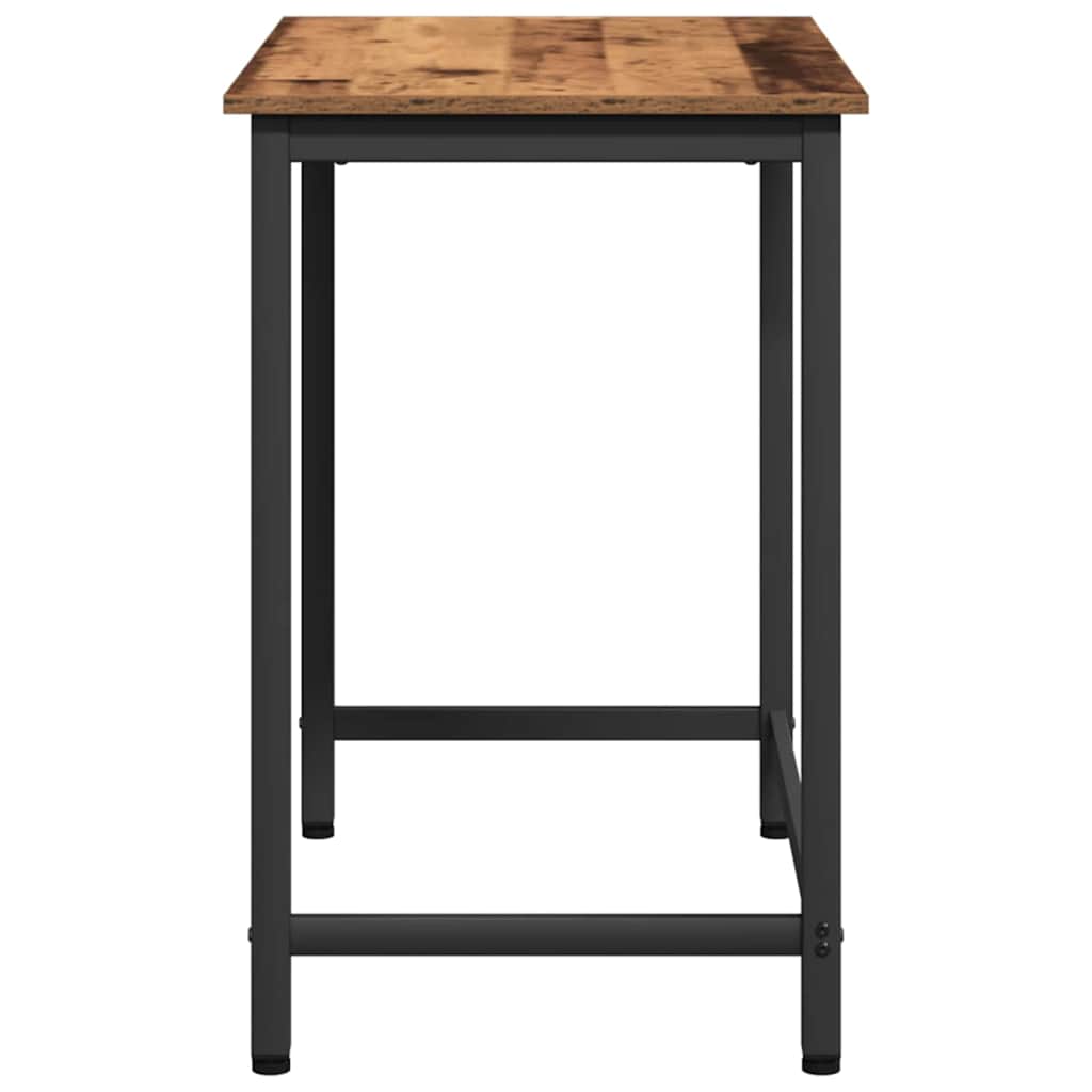 Tafel Oudhout 100 x 50 x 76,5 cm Engineered hout en staal is nu te koop bij PeponiXL, paradijselijk wonen!