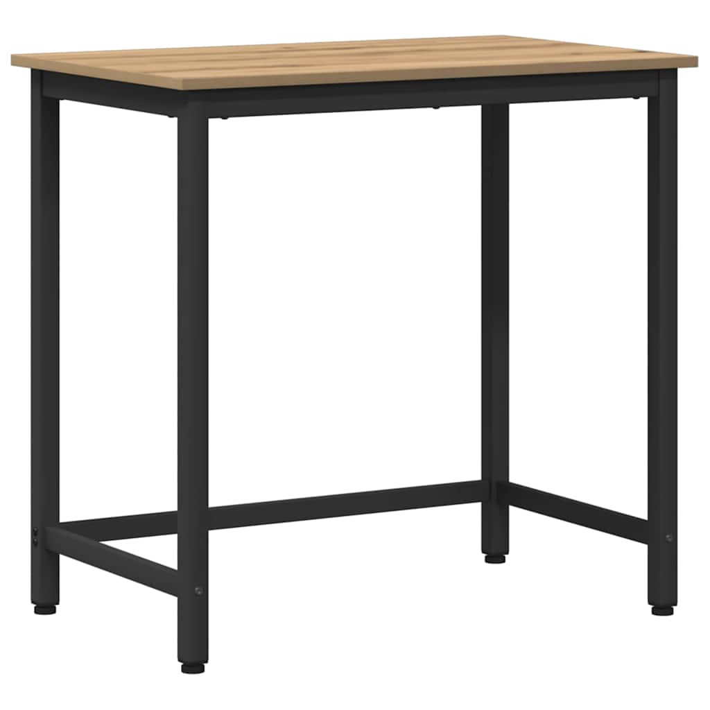 Tafel Artisan Eiken 100 x 50 x 76,5 cm Engineered hout en staal is nu te koop bij PeponiXL, paradijselijk wonen!