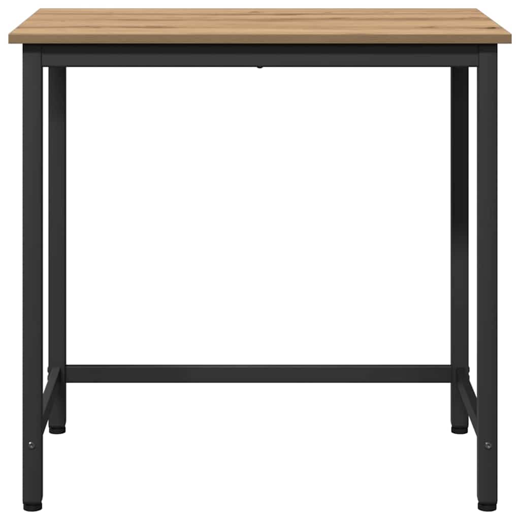 Tafel Artisan Eiken 100 x 50 x 76,5 cm Engineered hout en staal is nu te koop bij PeponiXL, paradijselijk wonen!