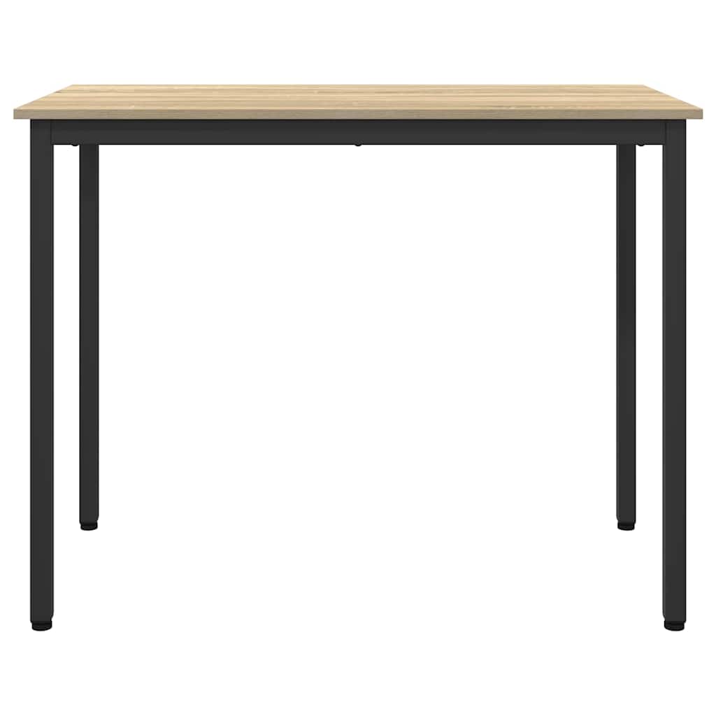 Tafel Sonoma Eiken 100 x 50 x 76,5 cm Engineered hout en staal is nu te koop bij PeponiXL, paradijselijk wonen!
