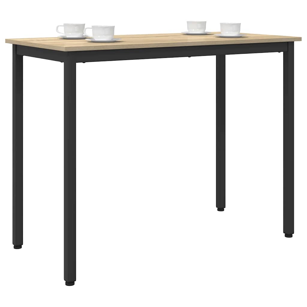 Tafel Sonoma Eiken 100 x 50 x 76,5 cm Engineered hout en staal is nu te koop bij PeponiXL, paradijselijk wonen!