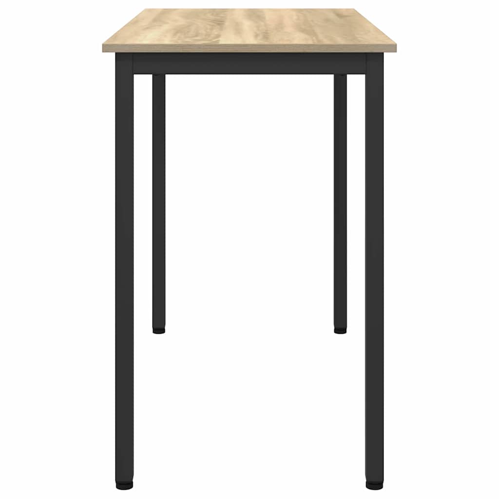 Tafel Sonoma Eiken 100 x 50 x 76,5 cm Engineered hout en staal is nu te koop bij PeponiXL, paradijselijk wonen!