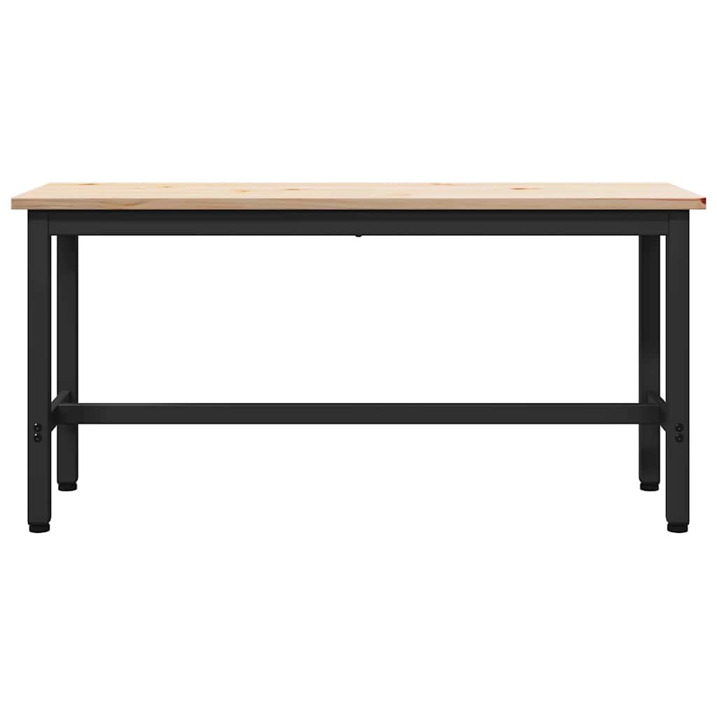 Eetbank Naturel 100 x 32,5 x 49 cm Massief grenenhout is nu te koop bij PeponiXL, paradijselijk wonen!