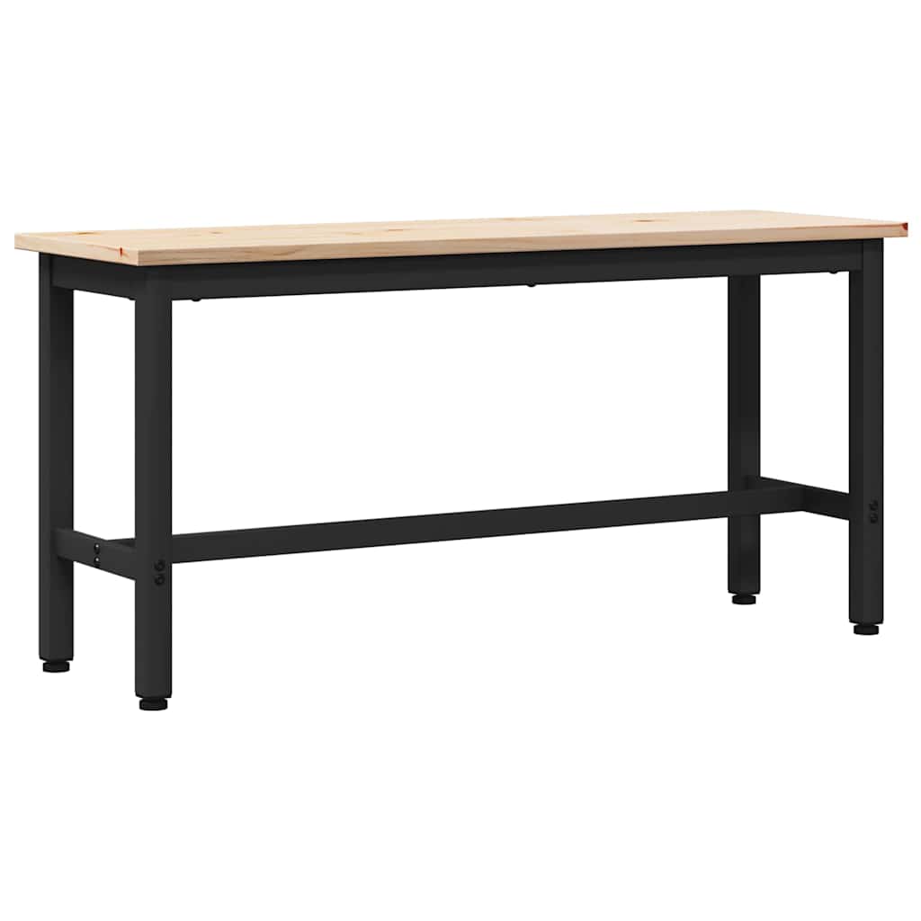 Eetbanken 2 pcs Naturel 100 x 32,5 x 49 cm Massief grenenhout is nu te koop bij PeponiXL, paradijselijk wonen!