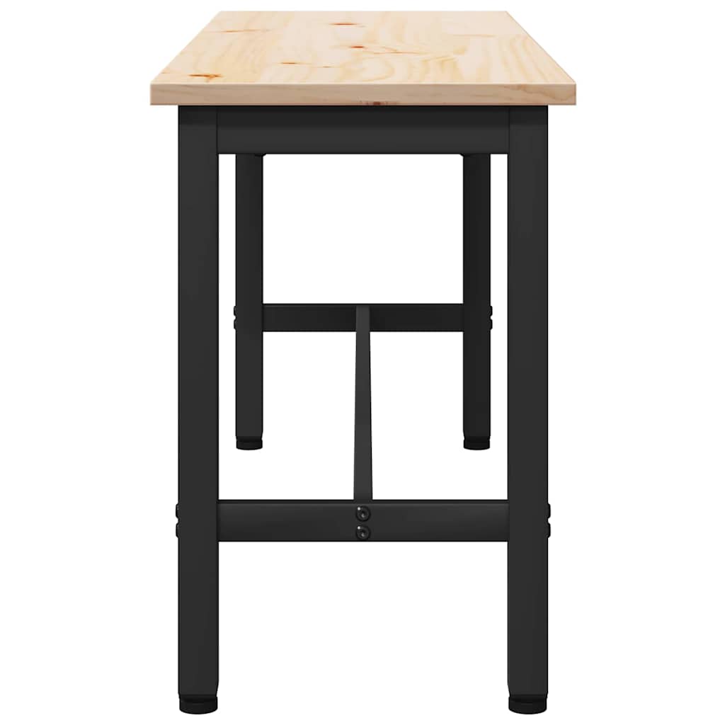 Eetbanken 2 pcs Naturel 100 x 32,5 x 49 cm Massief grenenhout is nu te koop bij PeponiXL, paradijselijk wonen!