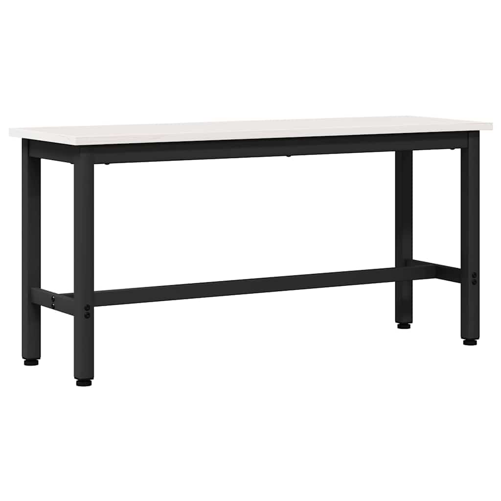 Eetbank Wit 100 x 32,5 x 49 cm Massief grenenhout is nu te koop bij PeponiXL, paradijselijk wonen!