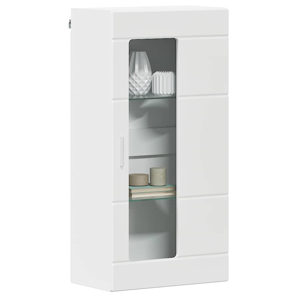 Houten Kast met opslag Wit 50 x 29 x 100 cm Bewerkt hout is nu te koop bij PeponiXL, paradijselijk wonen!