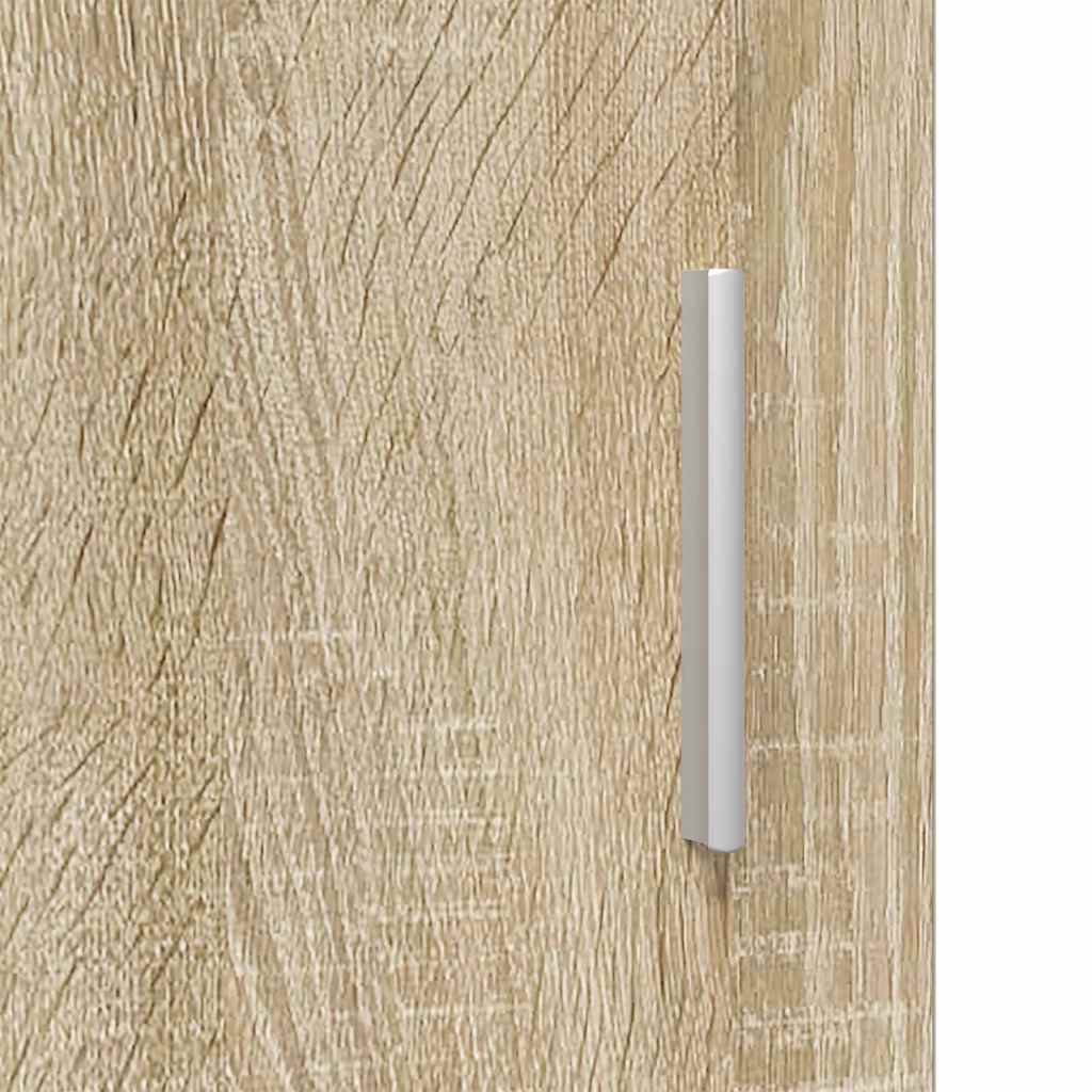 Houten Kast Sonoma Eiken 50 x 29 x 100 cm Bewerkt hout is nu te koop bij PeponiXL, paradijselijk wonen!