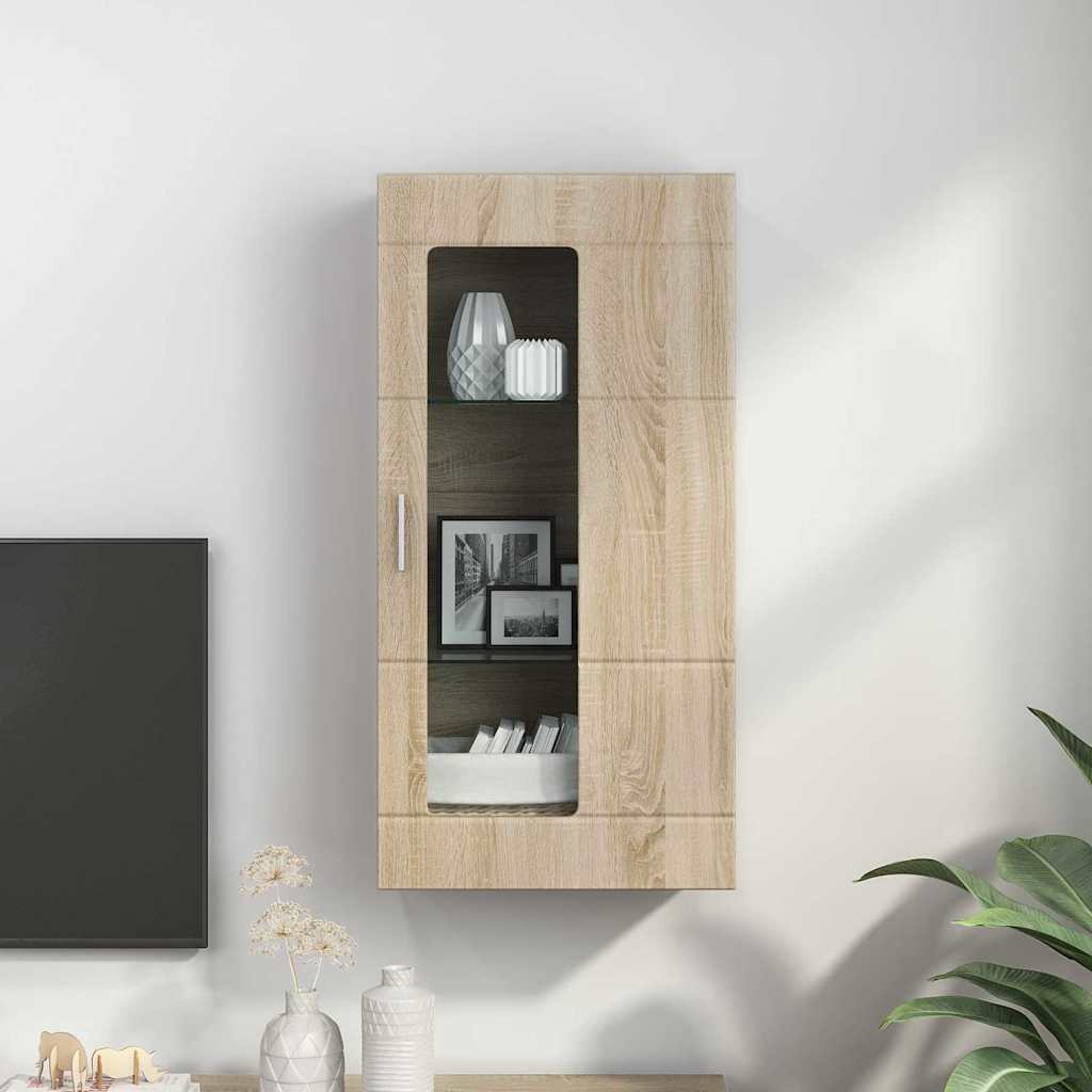 Houten Kast Sonoma Eiken 50 x 29 x 100 cm Bewerkt hout is nu te koop bij PeponiXL, paradijselijk wonen!