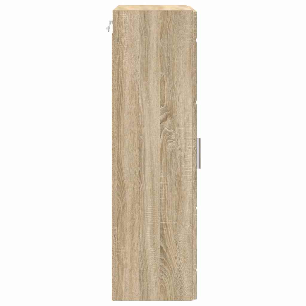 Houten Kast Sonoma Eiken 50 x 29 x 100 cm Bewerkt hout is nu te koop bij PeponiXL, paradijselijk wonen!