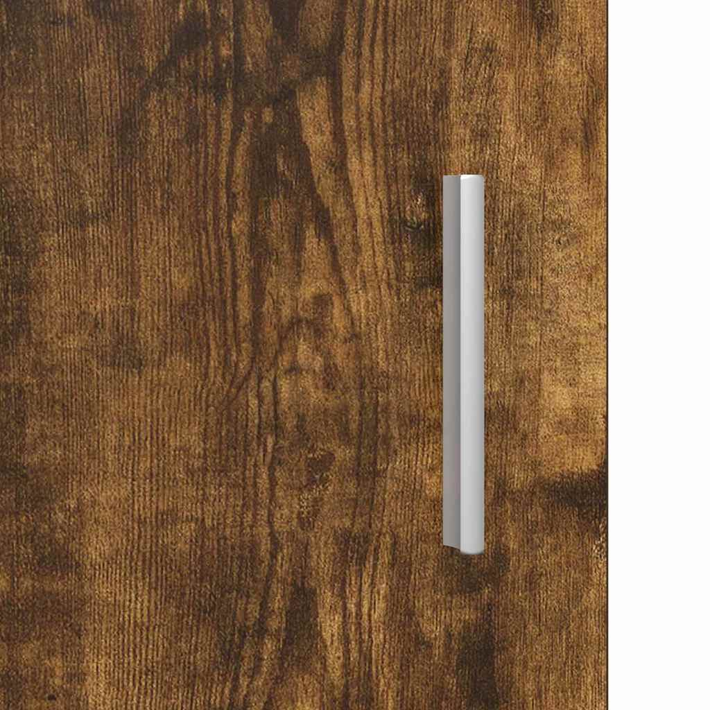 Houten Kast Gerookt eiken 50 x 29 x 100 cm Bewerkt hout is nu te koop bij PeponiXL, paradijselijk wonen!