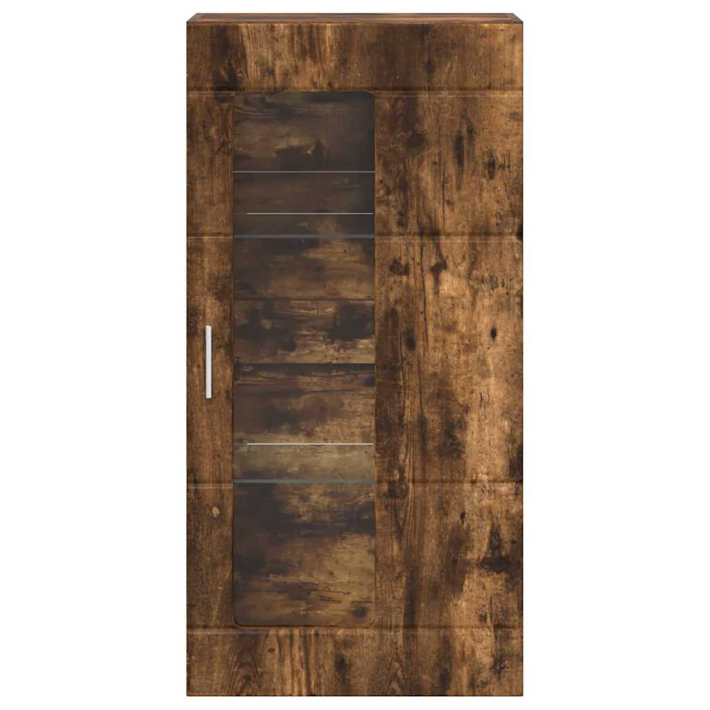 Houten Kast Gerookt eiken 50 x 29 x 100 cm Bewerkt hout is nu te koop bij PeponiXL, paradijselijk wonen!
