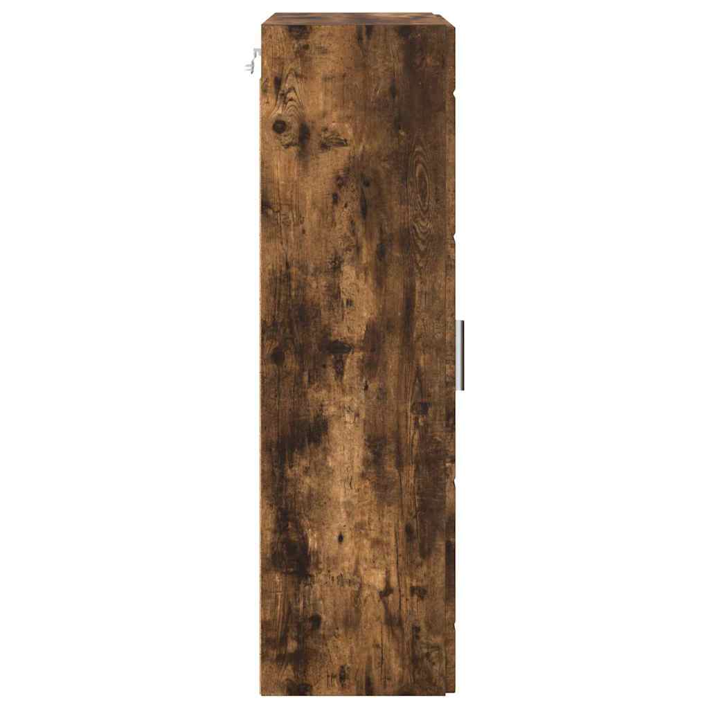 Houten Kast Gerookt eiken 50 x 29 x 100 cm Bewerkt hout is nu te koop bij PeponiXL, paradijselijk wonen!