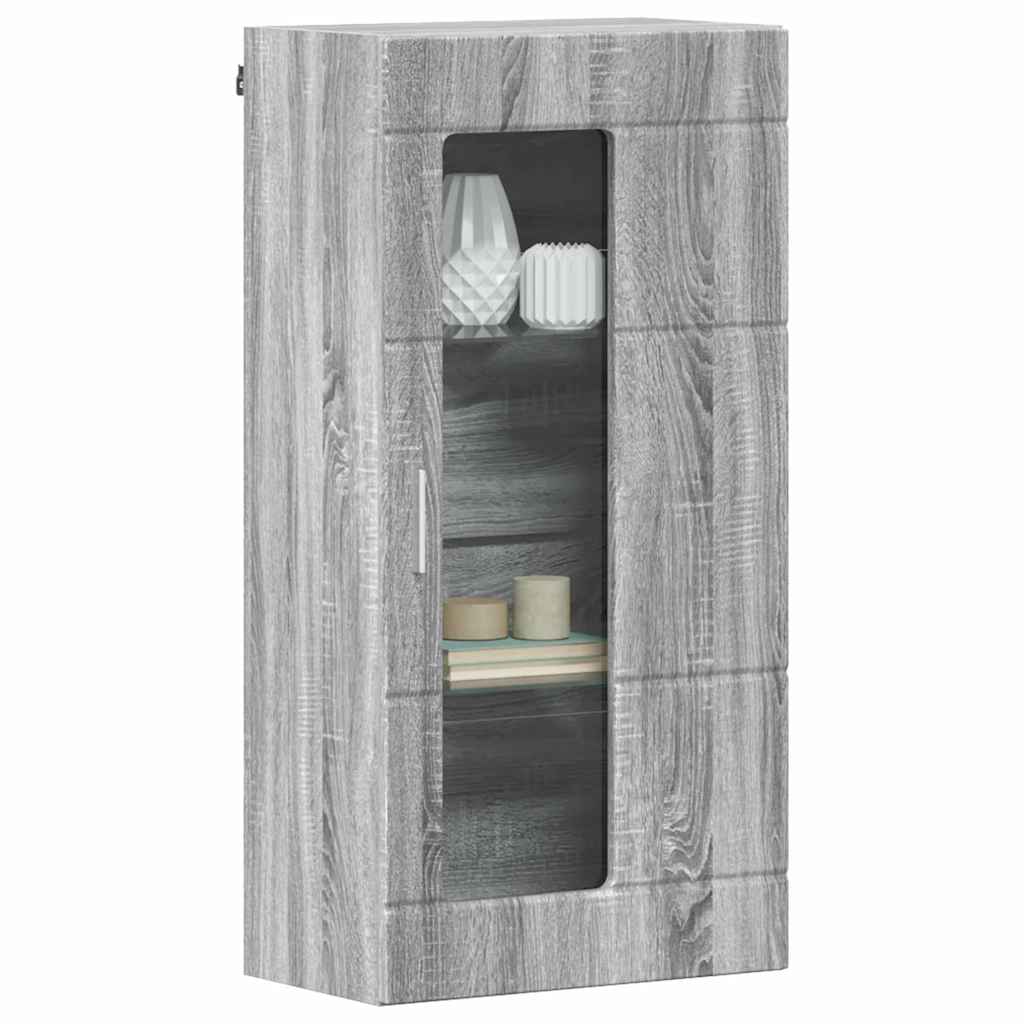 Houten Kast Grijs Sonoma 50 x 29 x 100 cm Bewerkt hout is nu te koop bij PeponiXL, paradijselijk wonen!