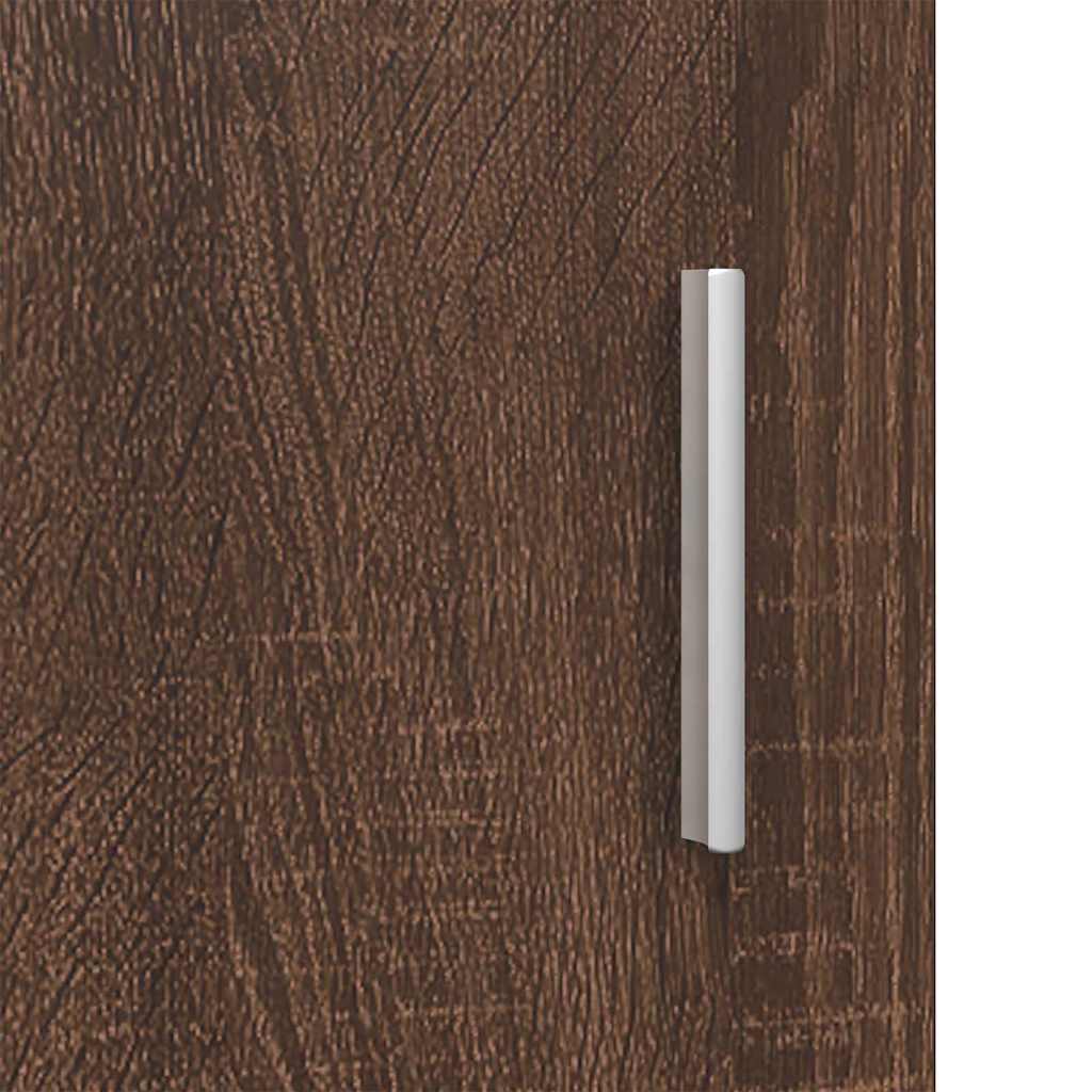 Houten Kast Bruin Eiken 50 x 29 x 100 cm Bewerkt hout is nu te koop bij PeponiXL, paradijselijk wonen!