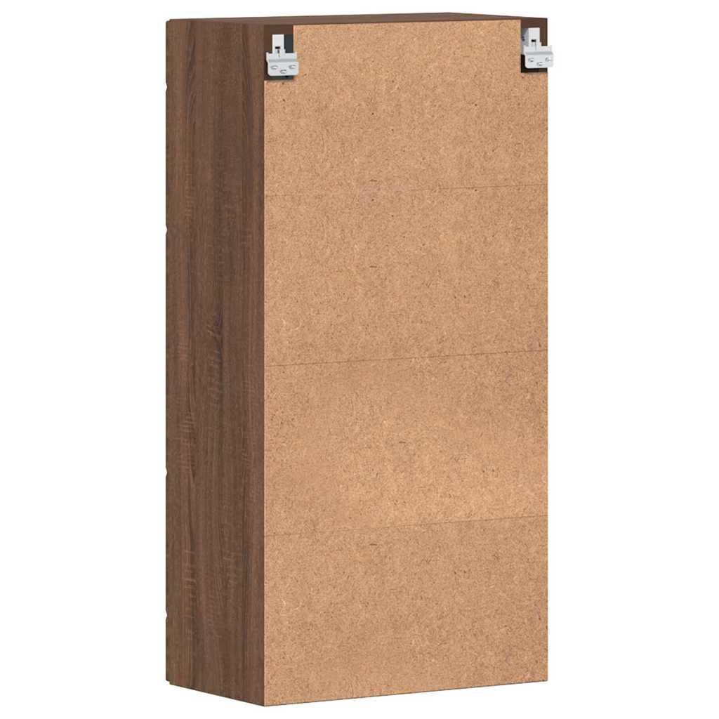 Houten Kast Bruin Eiken 50 x 29 x 100 cm Bewerkt hout is nu te koop bij PeponiXL, paradijselijk wonen!