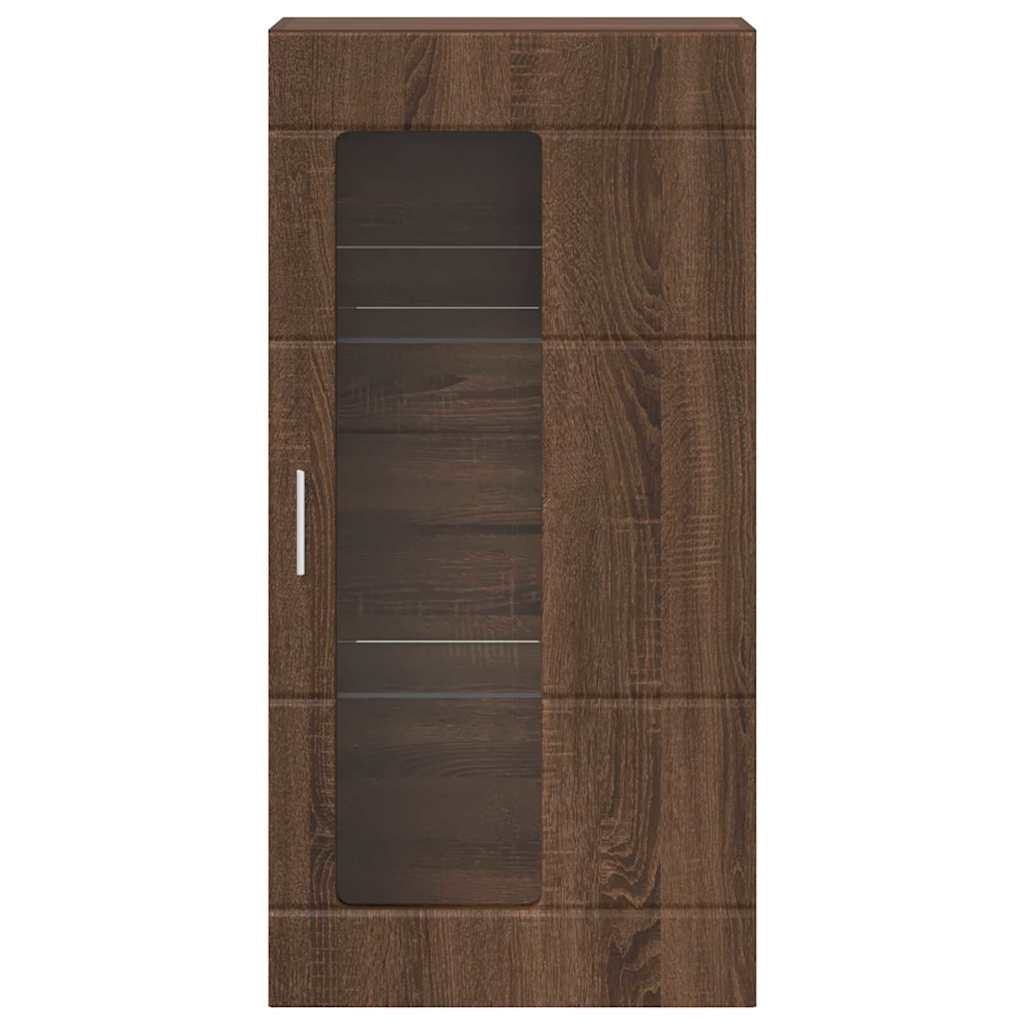 Houten Kast Bruin Eiken 50 x 29 x 100 cm Bewerkt hout is nu te koop bij PeponiXL, paradijselijk wonen!