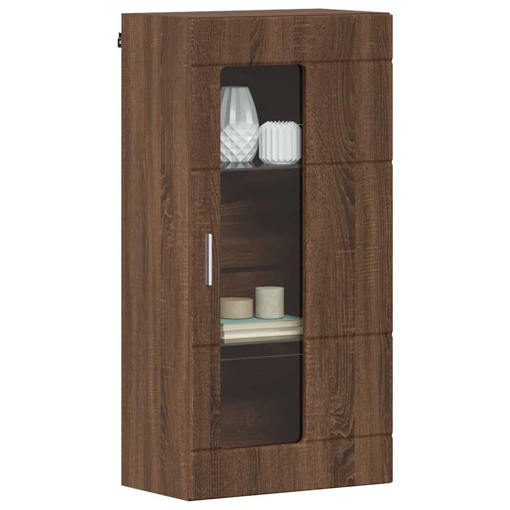 Houten Kast Bruin Eiken 50 x 29 x 100 cm Bewerkt hout is nu te koop bij PeponiXL, paradijselijk wonen!