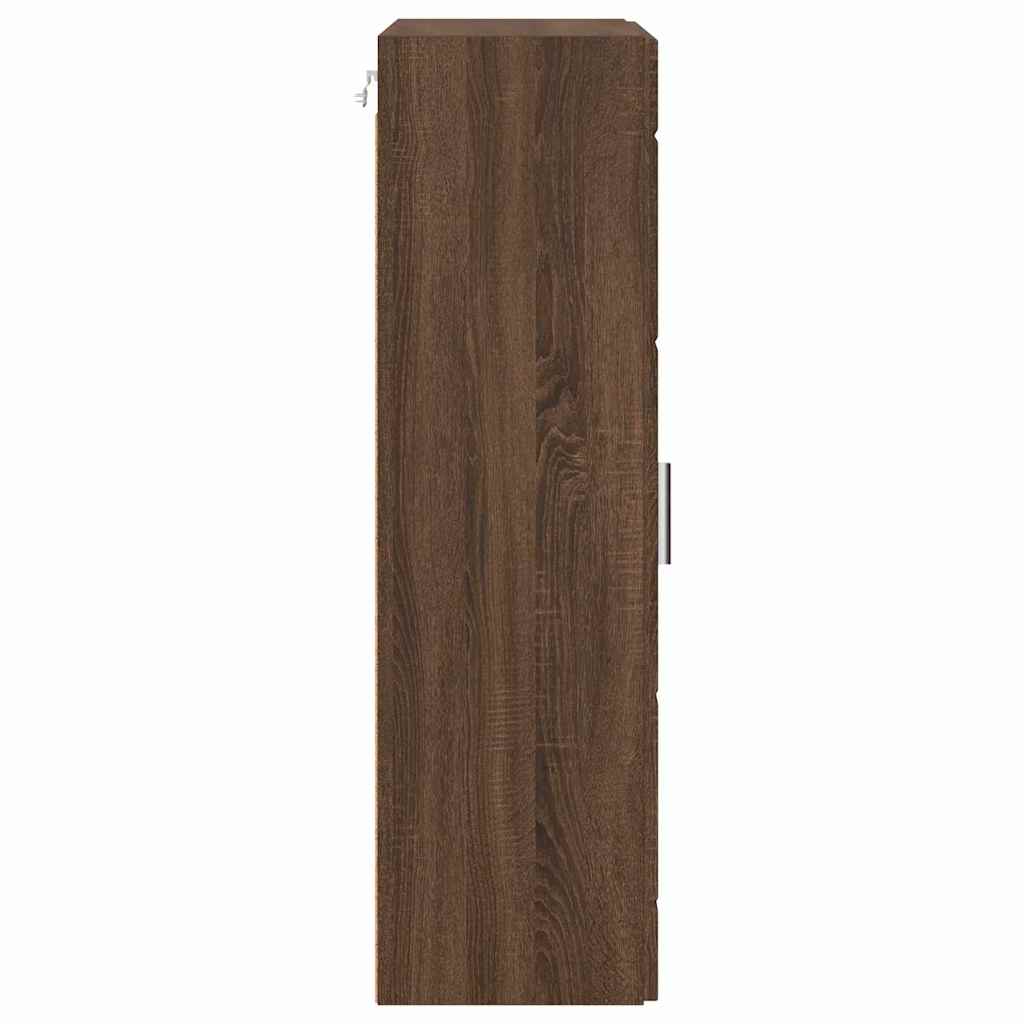 Houten Kast Bruin Eiken 50 x 29 x 100 cm Bewerkt hout is nu te koop bij PeponiXL, paradijselijk wonen!
