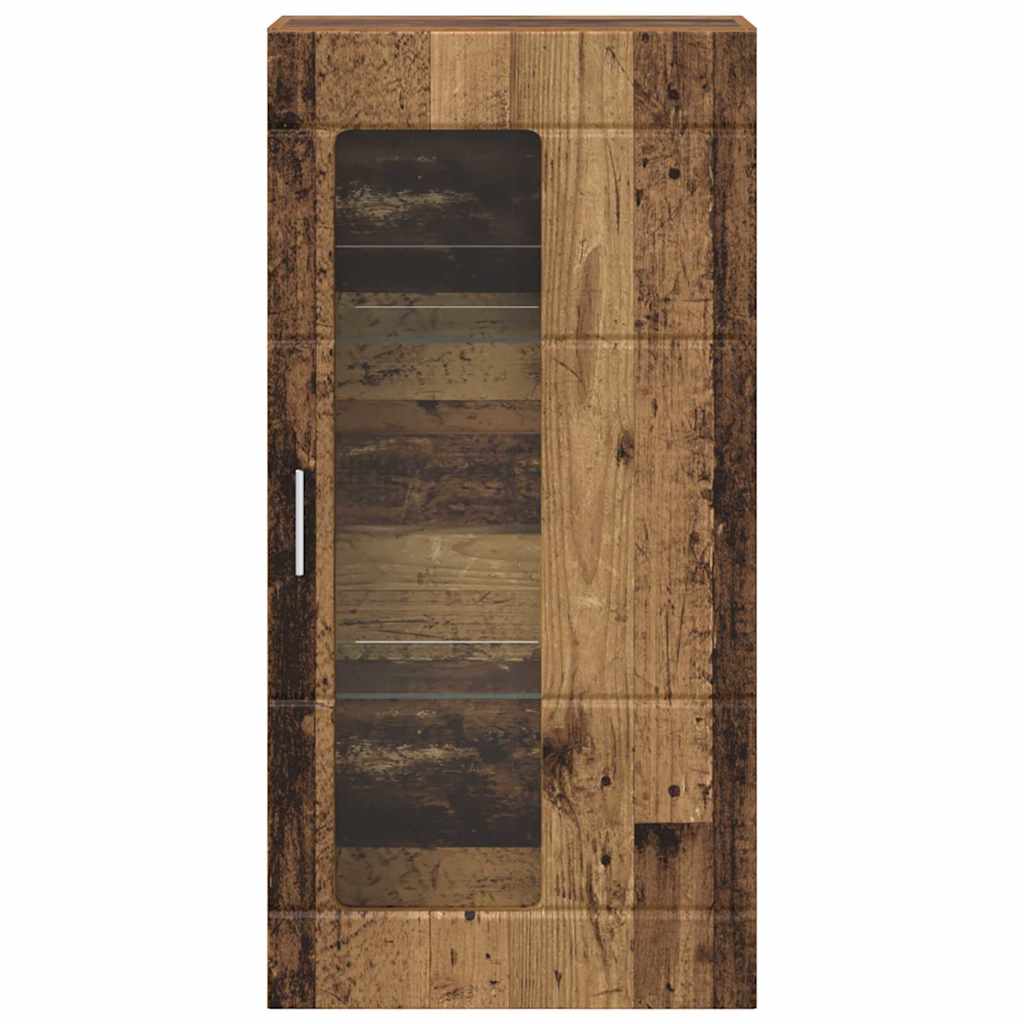 Houten Kast met opslag Oudhout 50 x 29 x 100 cm Bewerkt hout is nu te koop bij PeponiXL, paradijselijk wonen!
