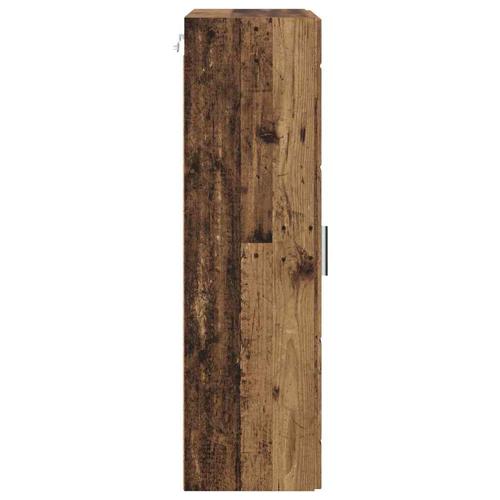 Houten Kast met opslag Oudhout 50 x 29 x 100 cm Bewerkt hout is nu te koop bij PeponiXL, paradijselijk wonen!