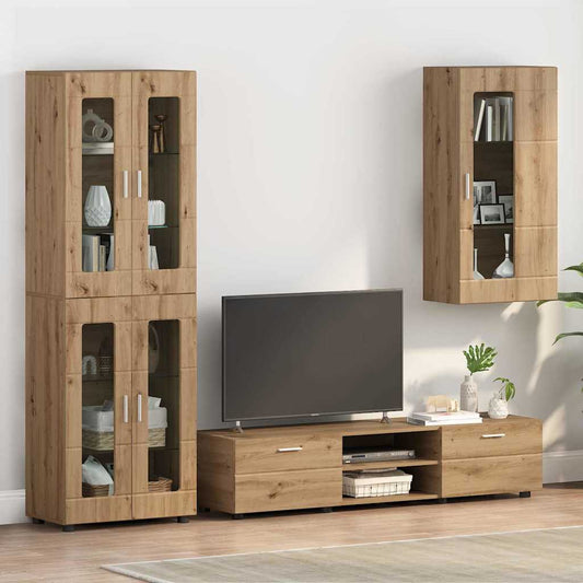 Houten Kast Artisan Eiken 50 x 29 x 100 cm Bewerkt hout is nu te koop bij PeponiXL, paradijselijk wonen!