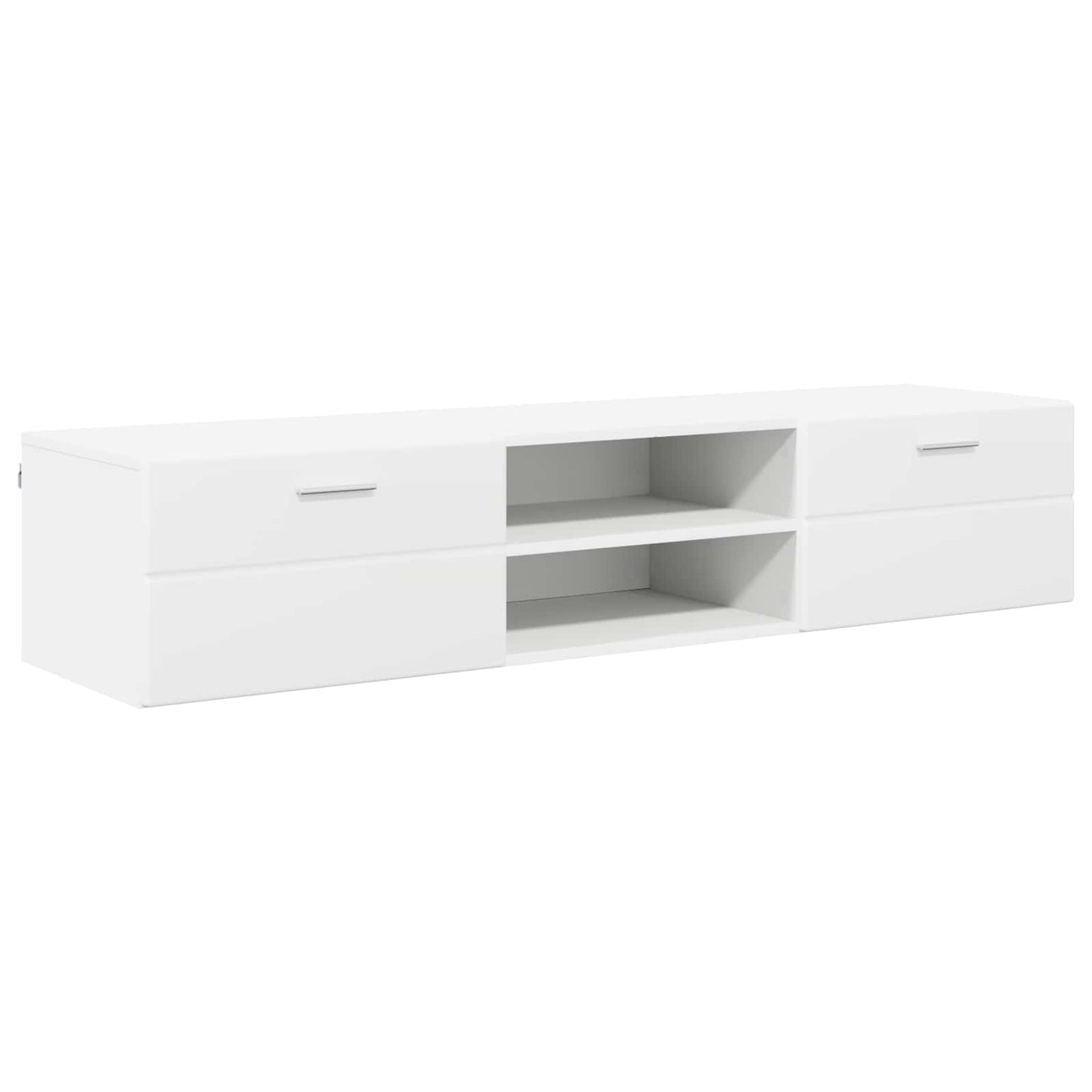 Houten Kast met lade Wit 150 x 39 x 30 cm Bewerkt hout is nu te koop bij PeponiXL, paradijselijk wonen!