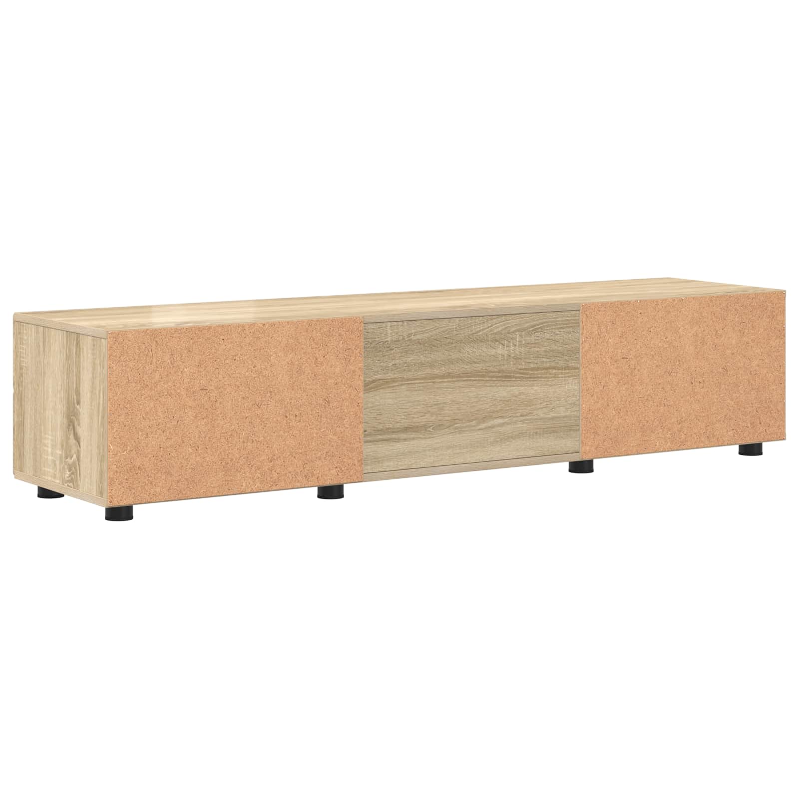 Houten Kast met lade Sonoma Eiken 150 x 39 x 30 cm Bewerkt hout is nu te koop bij PeponiXL, paradijselijk wonen!