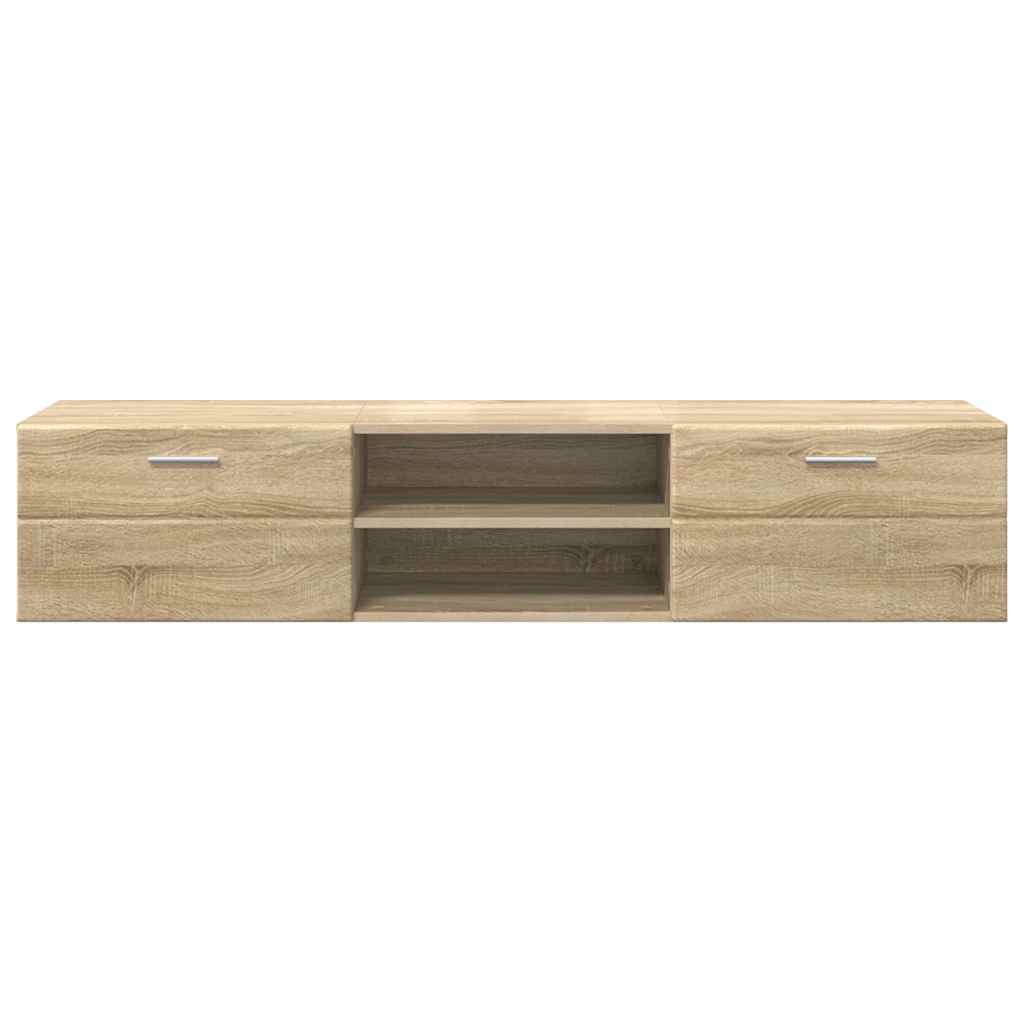 Houten Kast met lade Sonoma Eiken 150 x 39 x 30 cm Bewerkt hout is nu te koop bij PeponiXL, paradijselijk wonen!